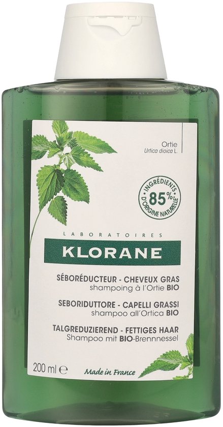 Klorane Haar Ortie Ortie/Brandnetel Shampoo Vet Haar 200ml