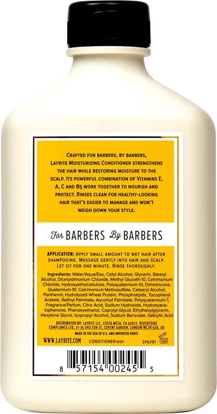 Layrite Moisturizing Haar / Baard Conditioner 300 ml.