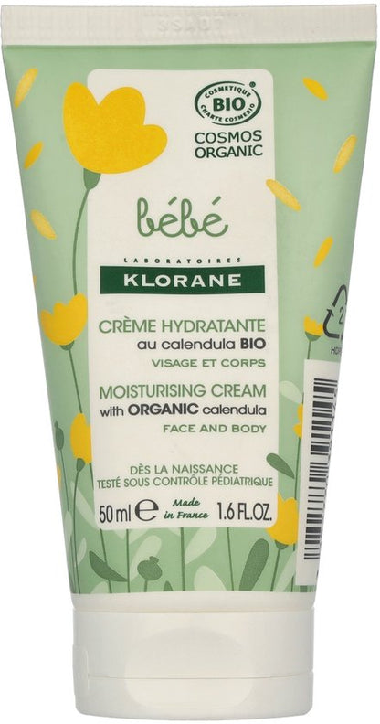 Klorane Bébé Bio Moisturizing Cream 50 Ml