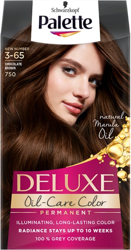 Schwarzkopf Poly Palette - Haarverf - 750 - Chocoladebruin - 3-65 - 115ml x 3