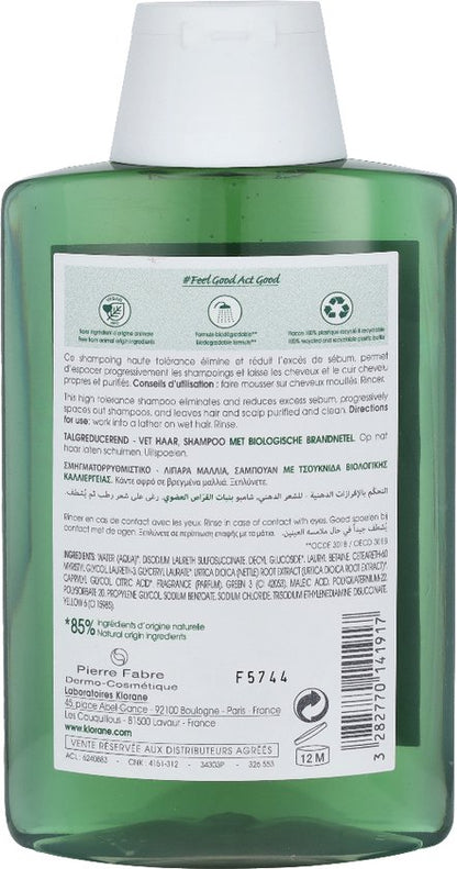 Klorane Haar Ortie Ortie/Brandnetel Shampoo Vet Haar 200ml