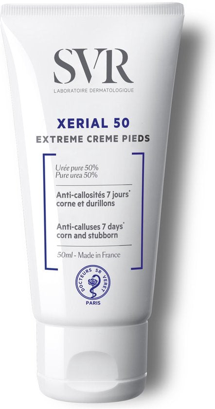 Vochtinbrengende Voetcrème SVR Xerial 50 Extreme Urea (50 ml)