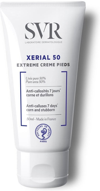 Vochtinbrengende Voetcrème SVR Xerial 50 Extreme Urea (50 ml)