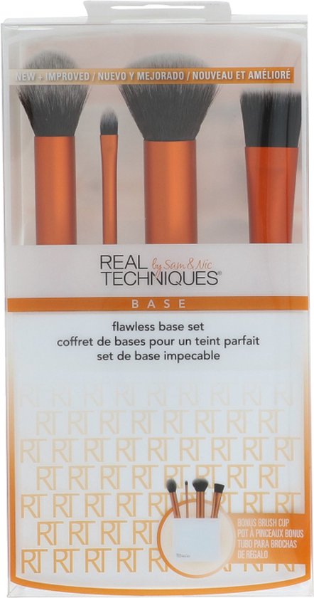 Real Techniques Flawless Base Set Make-up Kwastenset