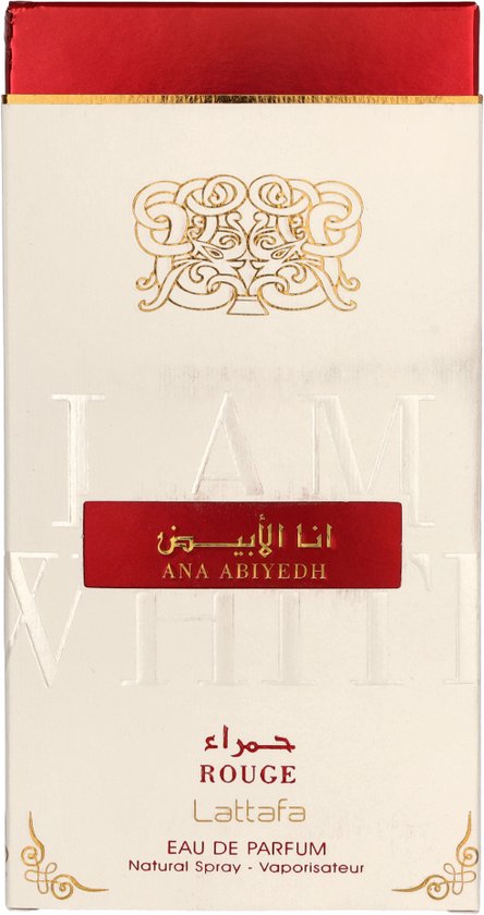 Ana Abiyedh Rouge - Eau De Parfum 60ml - by Lattafa