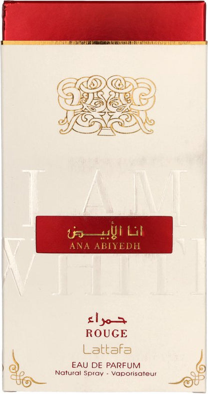 Ana Abiyedh Rouge - Eau De Parfum 60ml - by Lattafa