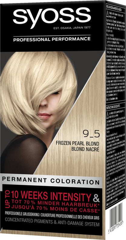 SYOSS Color baseline 9-5 Frozen Pearl Blonde Haarverf - 1 stuk