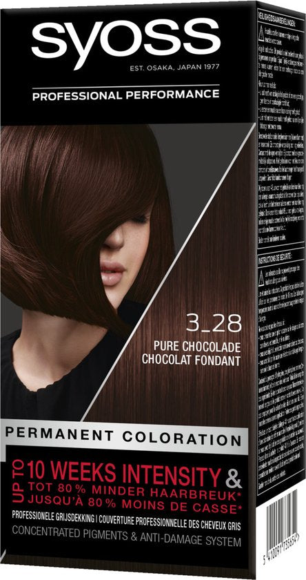 SYOSS Color baseline 3-28 Pure Chocolade Haarverf - 1 stuk