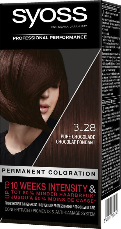 SYOSS Color baseline 3-28 Pure Chocolade Haarverf - 1 stuk