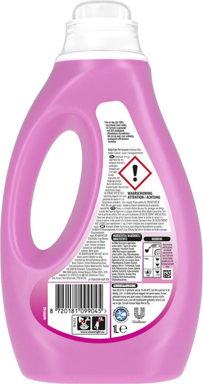 Robijn Color Pink Sensation Vloeibaar Wasmiddel 6x 20 wasbeurten