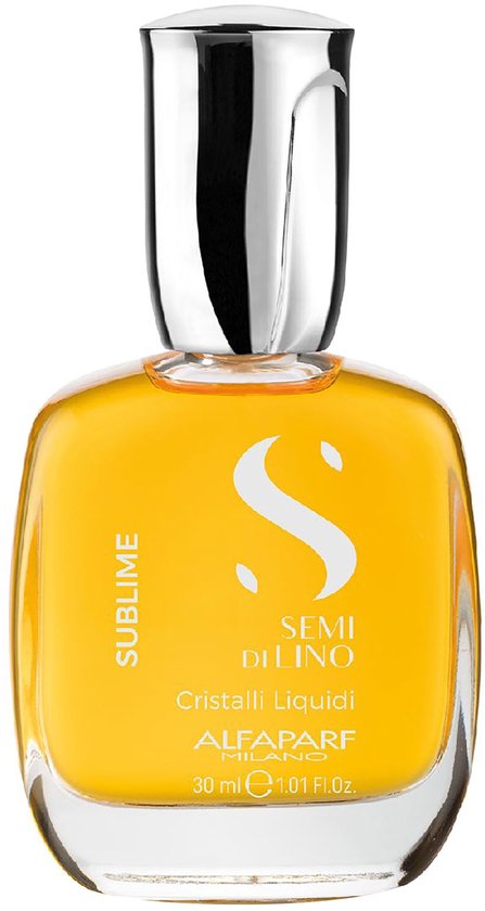 Hair Oil Semi Di Lino Sublime Cristal Liquid The Original Alfaparf Milano Semi Di Lino 30 ml