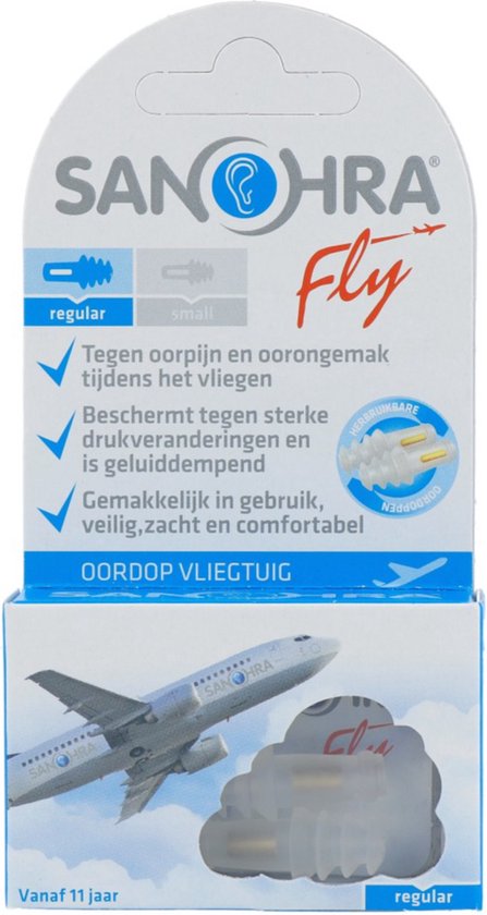 Sanohra - Vliegtuig - Volwassenen - Oordoppen - 1 paar