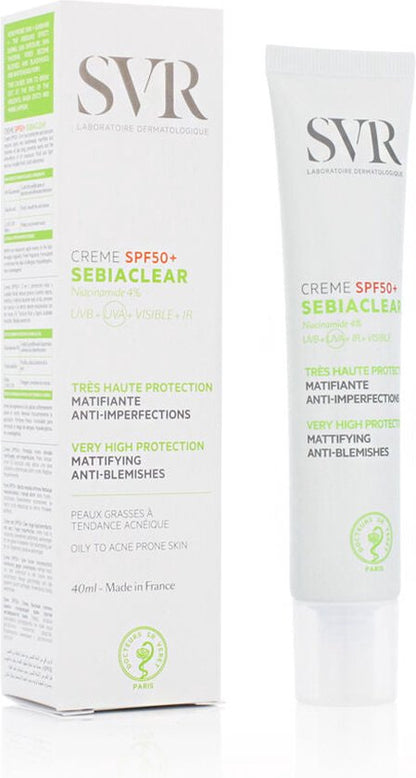 Zonnebrandcrème SVR Sebiaclear Anti-Imperfecties Talgregulerende (40 ml)