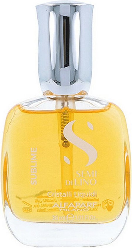 Alfaparf Milano - Semi Di Lino Sublime Cristal Liquid The Original -haar olie 30ml