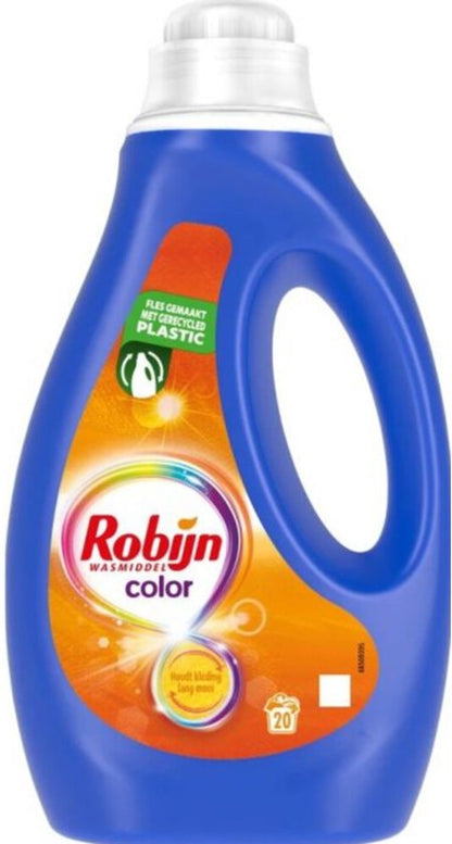 Robijn Vloeibaar Wasmiddel - Color - met 90% biologisch afbreekbare ingrediënten - 20 wasbeurten