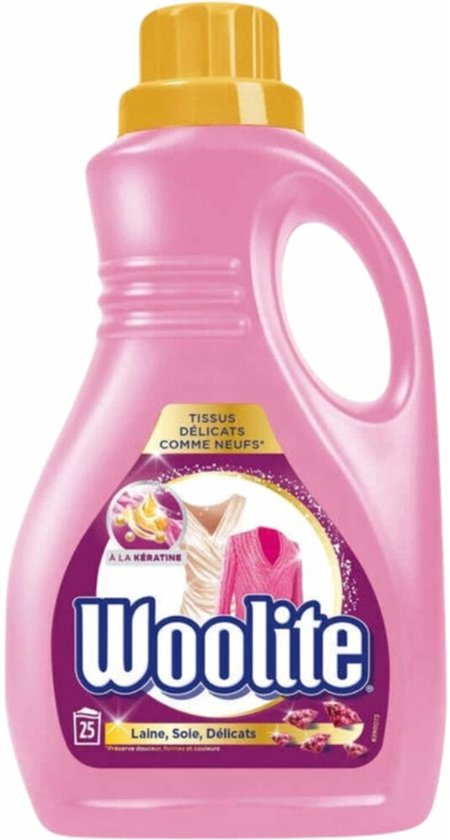 Woolite Delicate Stoffen Wasmiddel met Keratine - 25 Wasbeurten - 1,5L