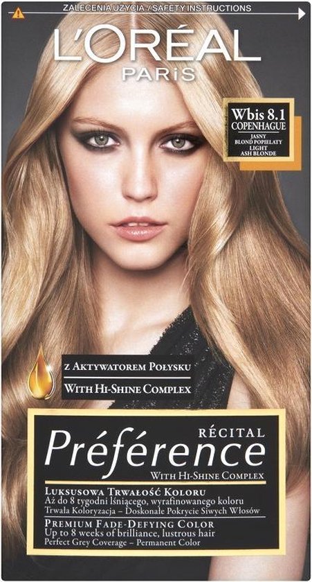 L'Oreal - Recital Preference Farba Do Wlosów 8.1 Wbis Copenhague