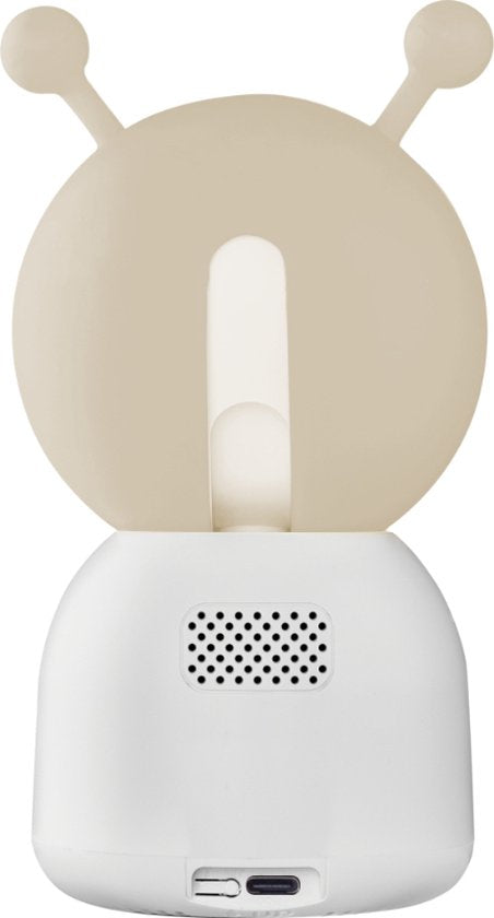 omajin Baby Camera - IP-camera - Babycam - 2K HD - Pan & Tilt - Bewegingsmelder - Nachtzicht - Tweerichtingsaudio - incl. 64GB MicroSD-kaart - Wit