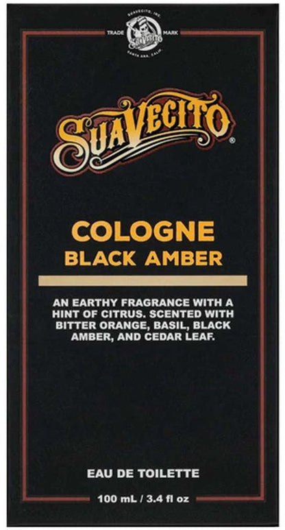 Suavecito Cologne Black Amber 100 ml. | Eau de Cologne