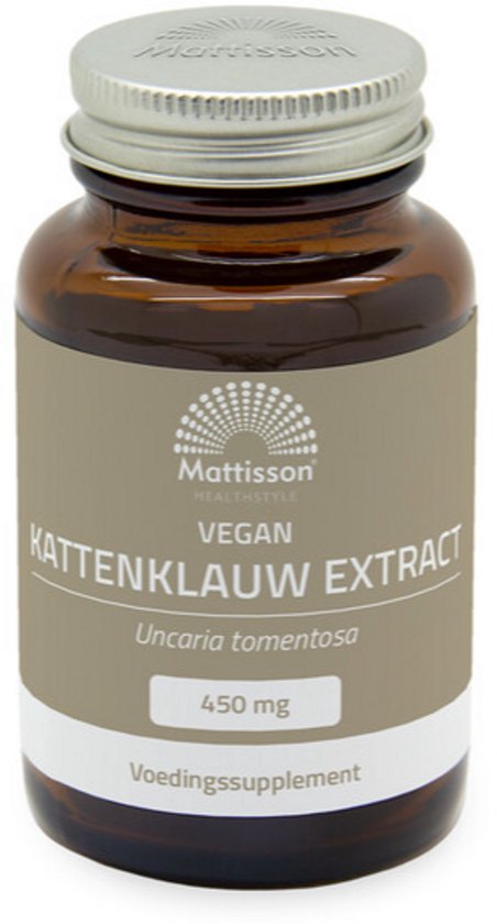 Mattisson - Kattenklauw Extract 450 mg - Cat's Claw - 60 capsules