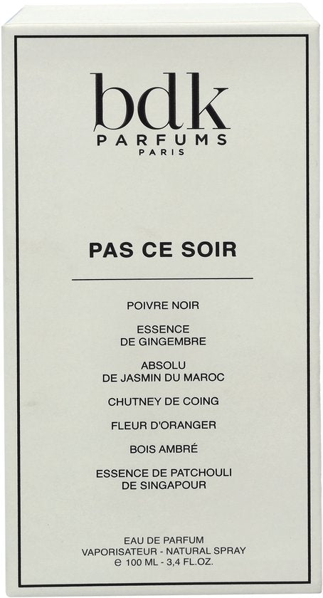 BDK Perfumes Pas Ce Soir - Dames Parfum eau de parfum - 100 ml