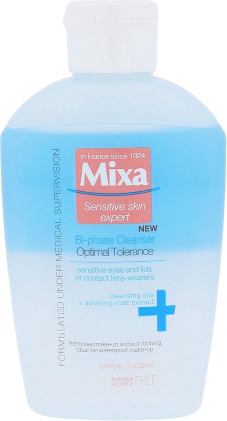 Mixa - Bi-Phase Cleanser - 2-Phase Eye Make Up Remover - 125ml