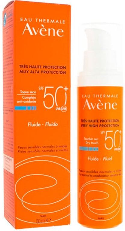 Avène Zon Fluide SPF50+ - Zonnebrand - 50 ml
