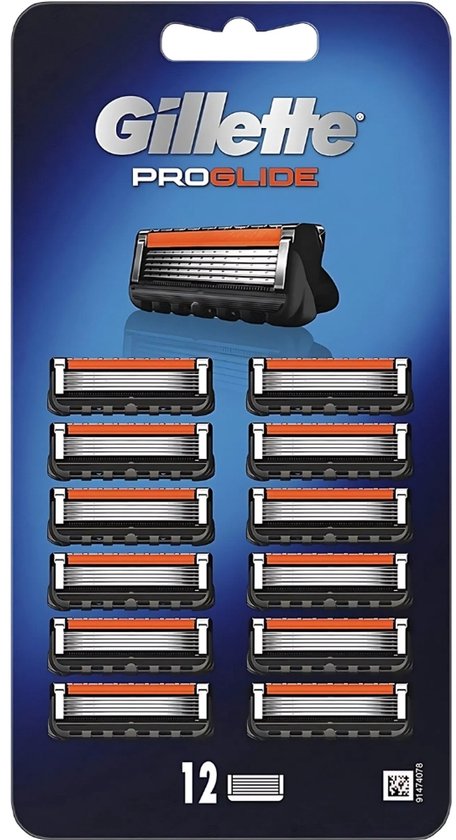Gillette ProGlide - Scheermesjes/Navulmesjes - 12 Stuks