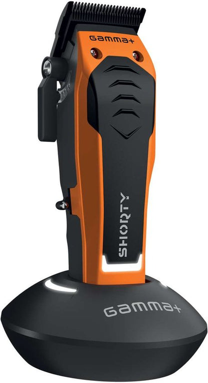 Gamma+ Shorty Professional Clipper met EON digitale motor, Klein formaat, grote prestaties,Faper-mes van 45 mm met zeer soepel bewegend mes van Black Diamond Carbon.