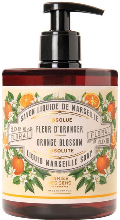 Panier des Sens - Orange Blossom / Fleur d'Oranger Vloeibare Marseille zeep 500 ml