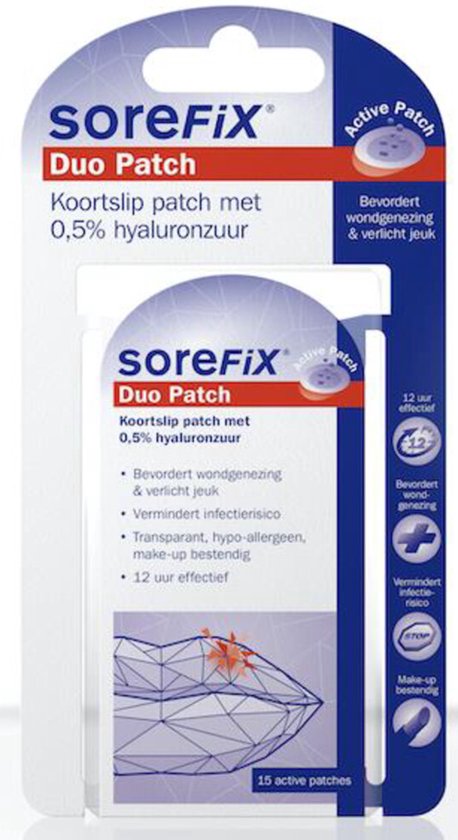 Sorefix Duo Koortslip Patch 15 stuks