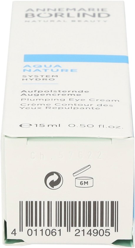 Annemarie Börlind - Aquanature Plumping Eye Cream - 15 ml