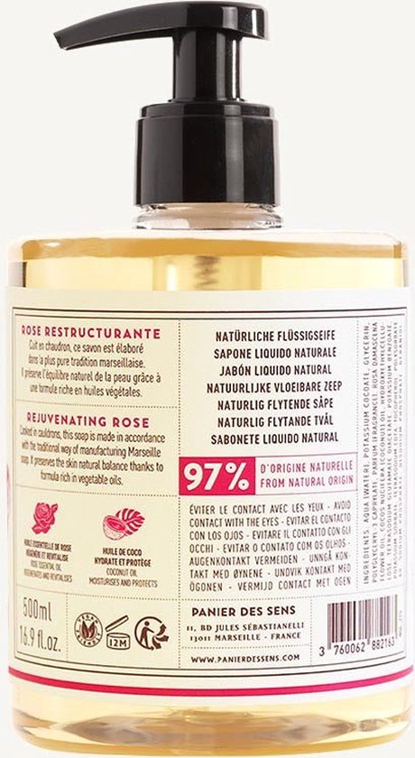 Panier de Sens - Vloeibare Marseille Zeep Rose - Handzeep 500 ml