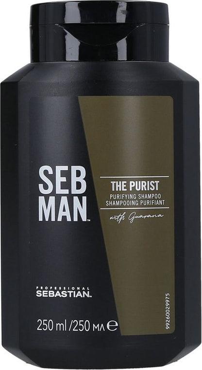 SEB MAN The Purist Anti-Dandruff Shampoo 250ml - Voor Alle haartypen
