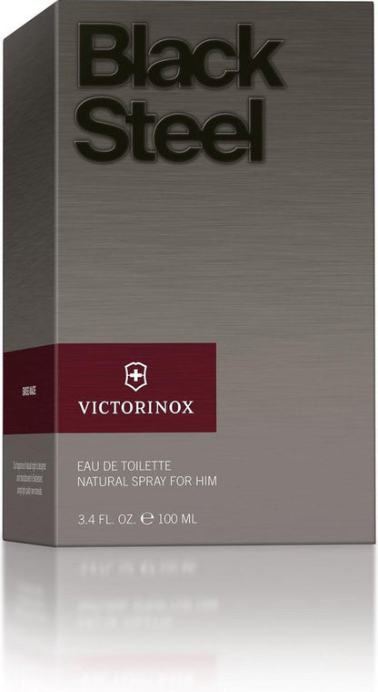 Herenparfum Victorinox EDT Black Steel 100 ml