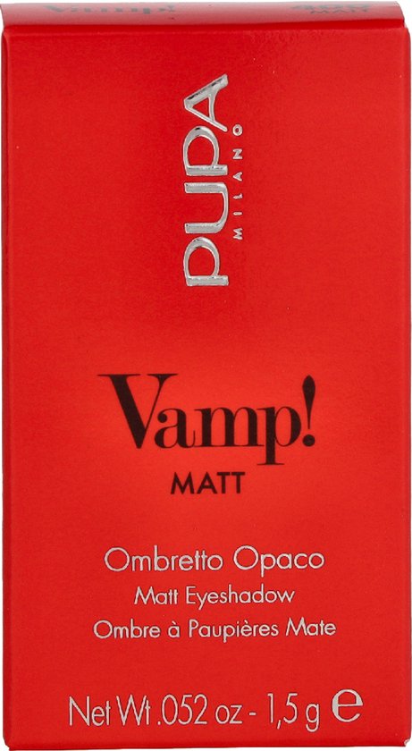 PUPA Milano Vamp! Matt Oogschaduw 400 Vanilla Cream - 1,5 gr