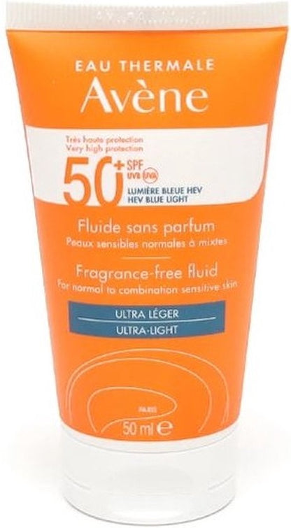 Avène Zon Fluide SPF50+ - Zonnebrand - 50 ml