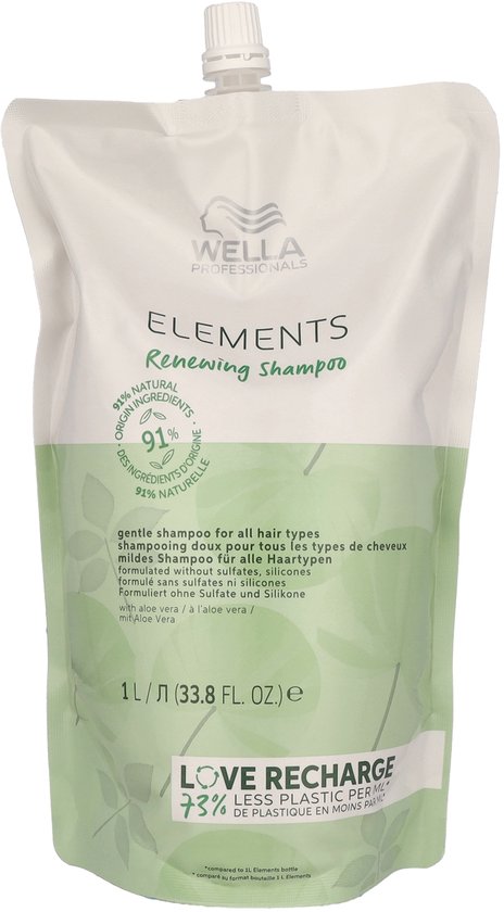 Wella Professionals Elements Renewing Shampoo - Gevoelige Hoofdhuid - 1000 ml