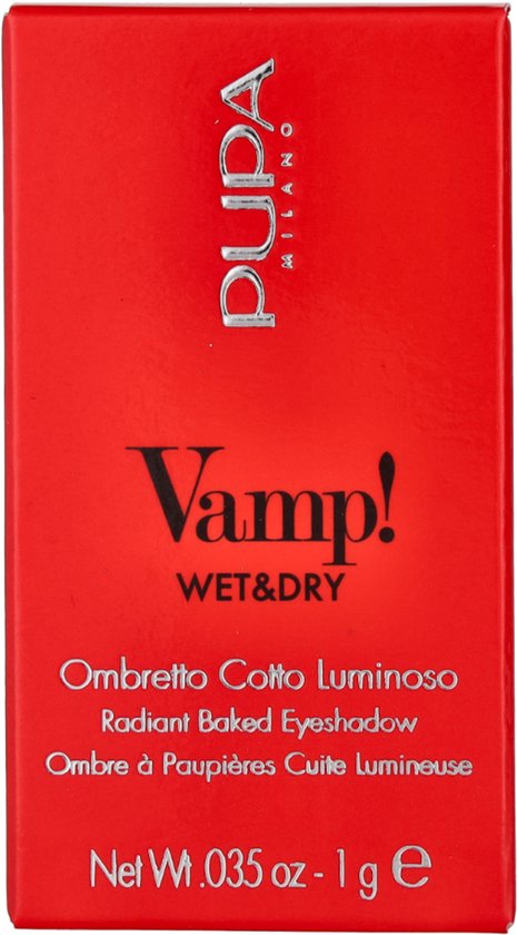Pupa Milano Vamp! Eyeshadow - Wet & Dry oogschaduw Eden Rose 105 - 1 gr