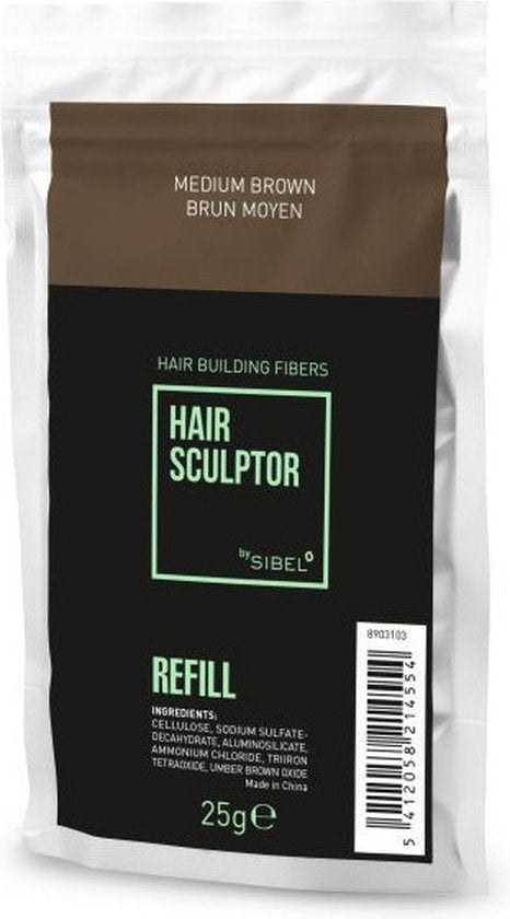 Hair Sculptor vezelvulling middenbruin Sibel 25g