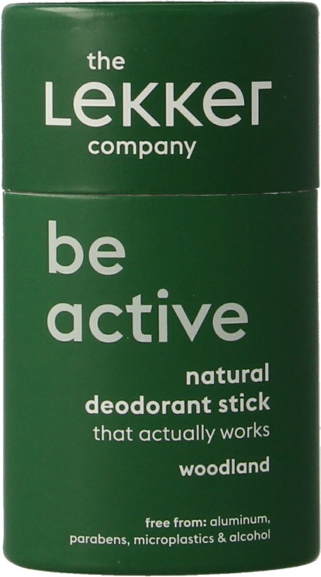 The Lekker Company Deodorant Stick Be Active Woodland 40 gr