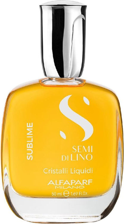 Alfaparf Milano - Semi Di Lino Sublime Cristal Liquid The Original -haar olie 30ml