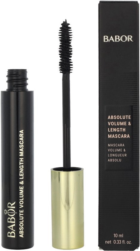 Babor Absolute Volume & Length Mascara - Zwart 3D-volume met power-siliconenborsteltje - 10ml