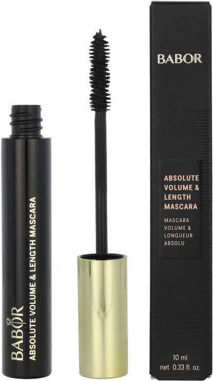 Babor Absolute Volume & Length Mascara - Zwart 3D-volume met power-siliconenborsteltje - 10ml