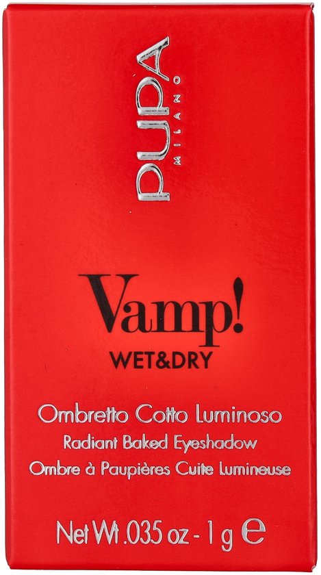 Pupa Milano Vamp! Eyeshadow - Wet & Dry oogschaduw Eden Rose 105 - 1 gr