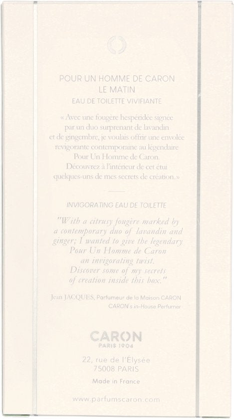Caron Pour Un Homme Le Matin - Eau de toilette spray voor heren
