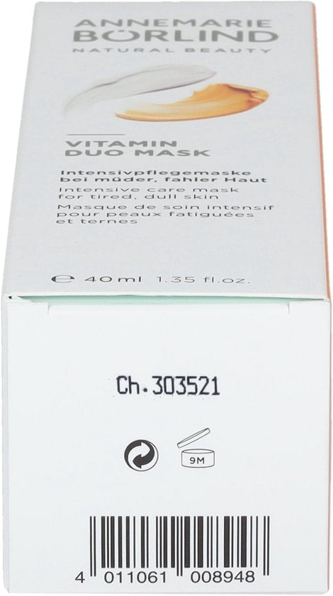 Annemarie Börlind Masker Duo vitamin 40 ml