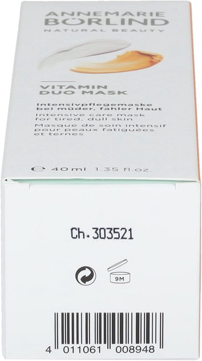 Annemarie Börlind Masker Duo vitamin 40 ml