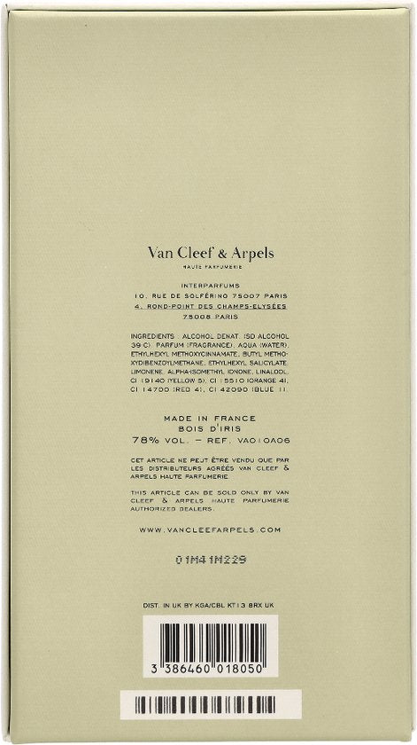 Van Cleef & Arpels - Collection Extraordinaire Bois d`Iris - Eau De Parfum - 75ML