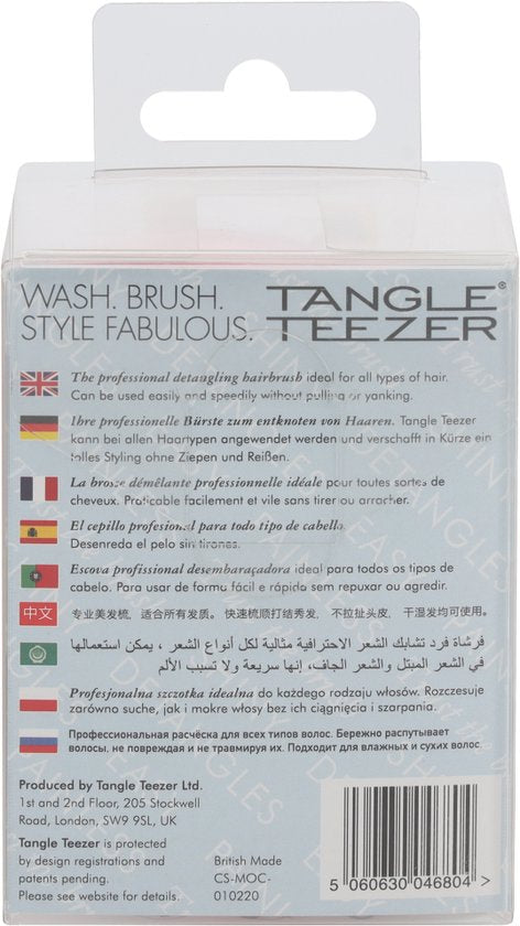 Tangle Teezer - Pearlescent Matte Chrome Compact Styler - Professional Hairbrush